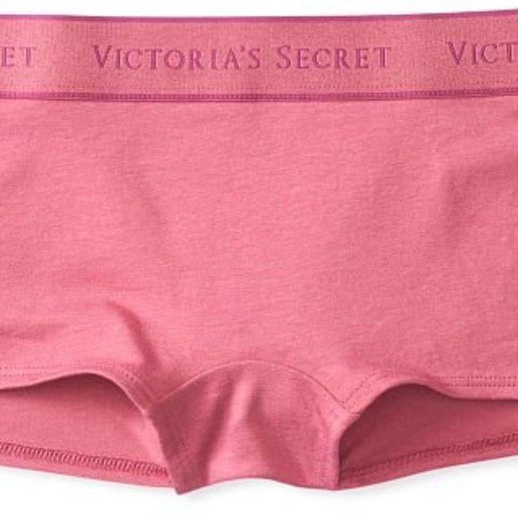 VS XXL Logo Waist Boyshort Lady Pink NWT - Picture 13 of 14
